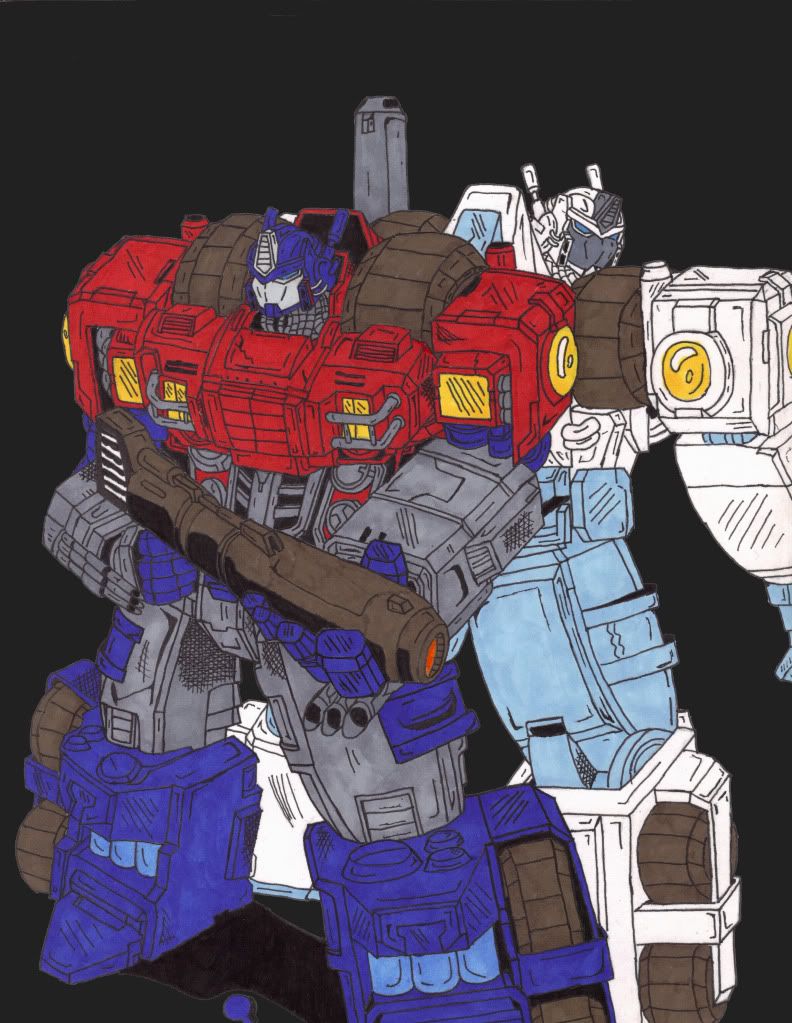 optimus prime and ultra magnus combined