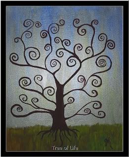 <center>Tree of Life~Handpainted Art