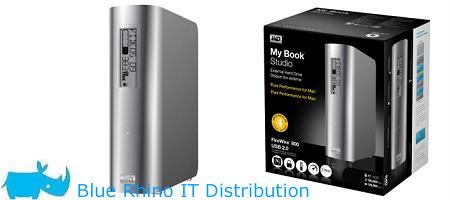 Western Digital My Book For Mac Mac Ready, USB 2.0, WD SmartWare, Automatic Backup, Password Protection & Hardware Encryption, Capacity Gauge, Color: Black