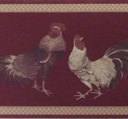 country wallpaper border. Country Wallpaper Border Rooster Gamecocks Wall Chicken | eBay