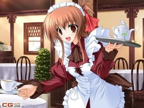 cute anime maid girl. cute maid girl Pictures,