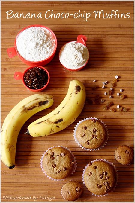 Banana Chocochip muffins1