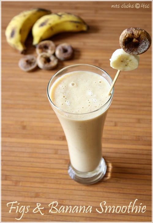 Figs and Banana Smoothie4