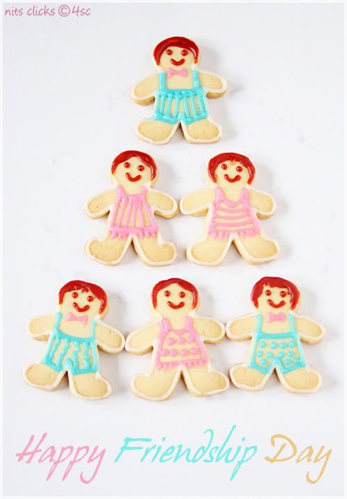 Friendship day cookies1