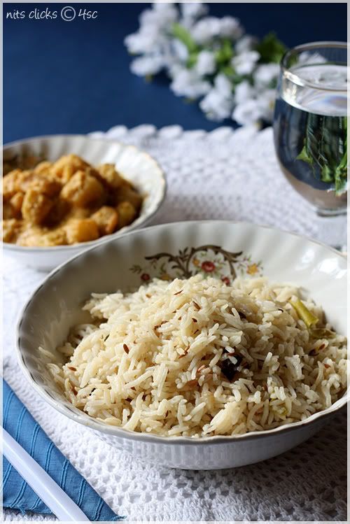 Jeera rice &amp; amritsari1