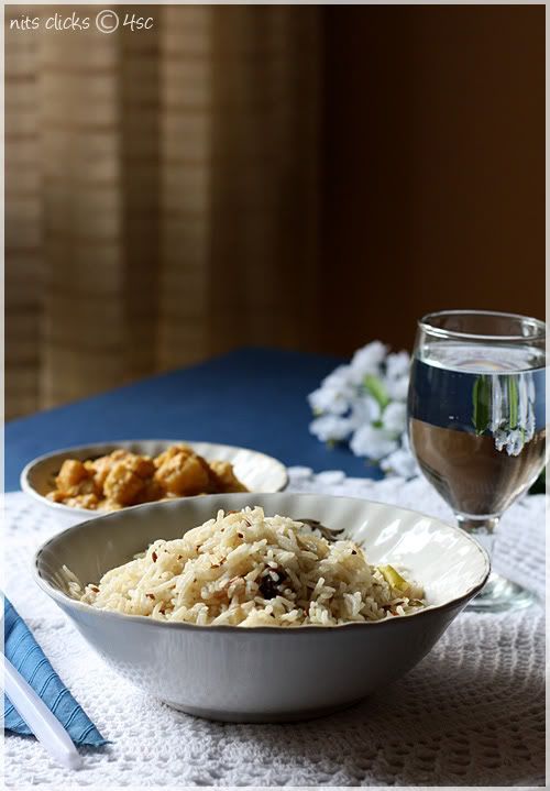 Jeera rice &amp; amritsari6