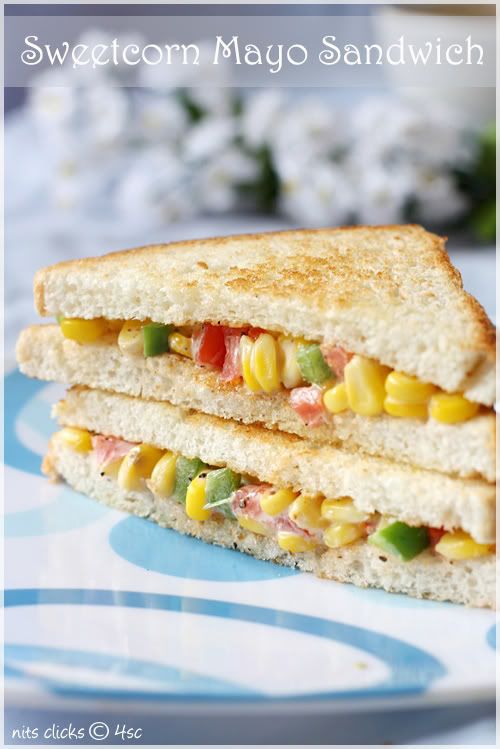 Sweet corn mayo sandwich1