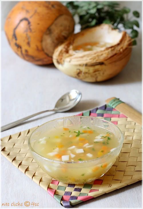Tender coconut soup1
