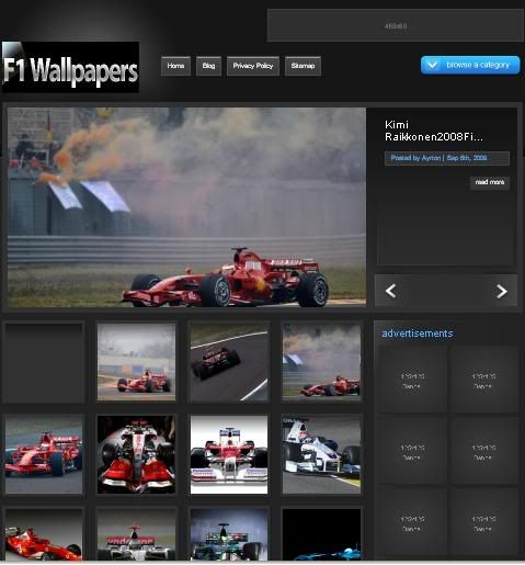 wallpaper site. Formula 1 Wallpapers Site