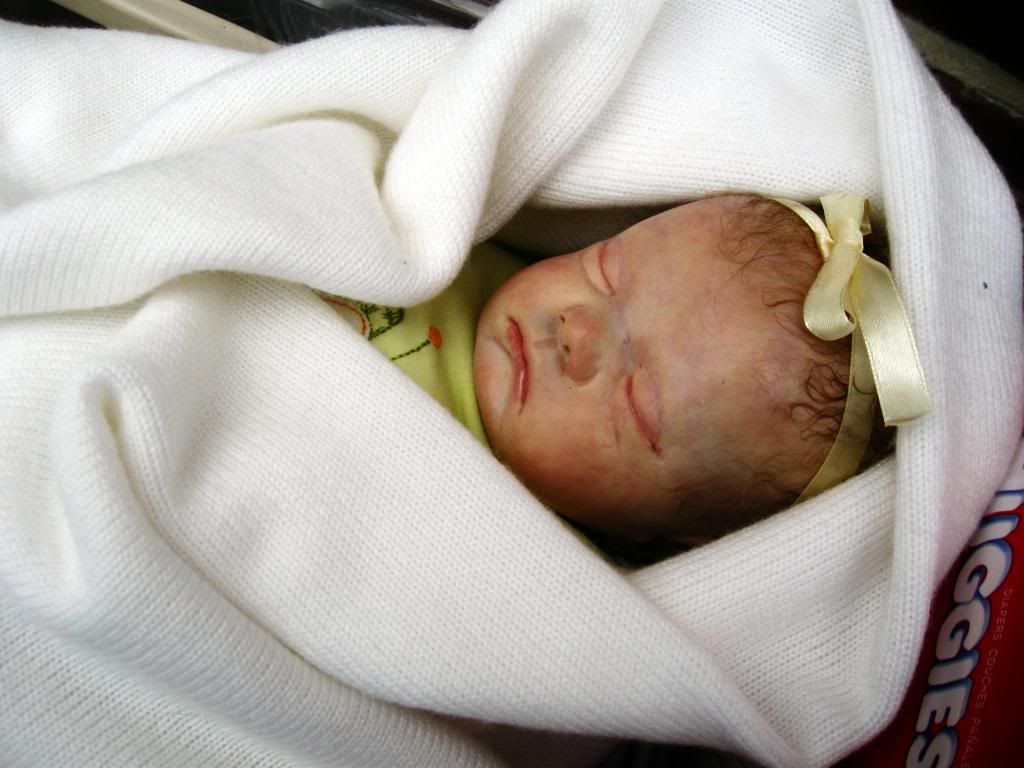 Reborn full body preemie girl from hospital training doll. silicone