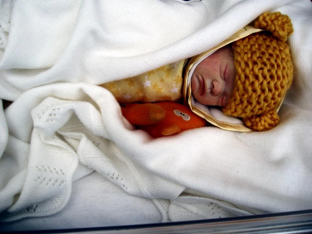 Reborn full body preemie girl from hospital training doll. silicone