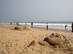Sand art at Chandrabhaga beach sand-art-konark-beach