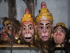 Mask made at Majuli island mask-making-majuli-island