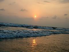 Sunset at Varkala beach sunset-varkala-beach