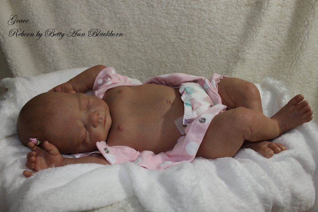 Reborn baby girl doll - Grace by Tina Kewy
