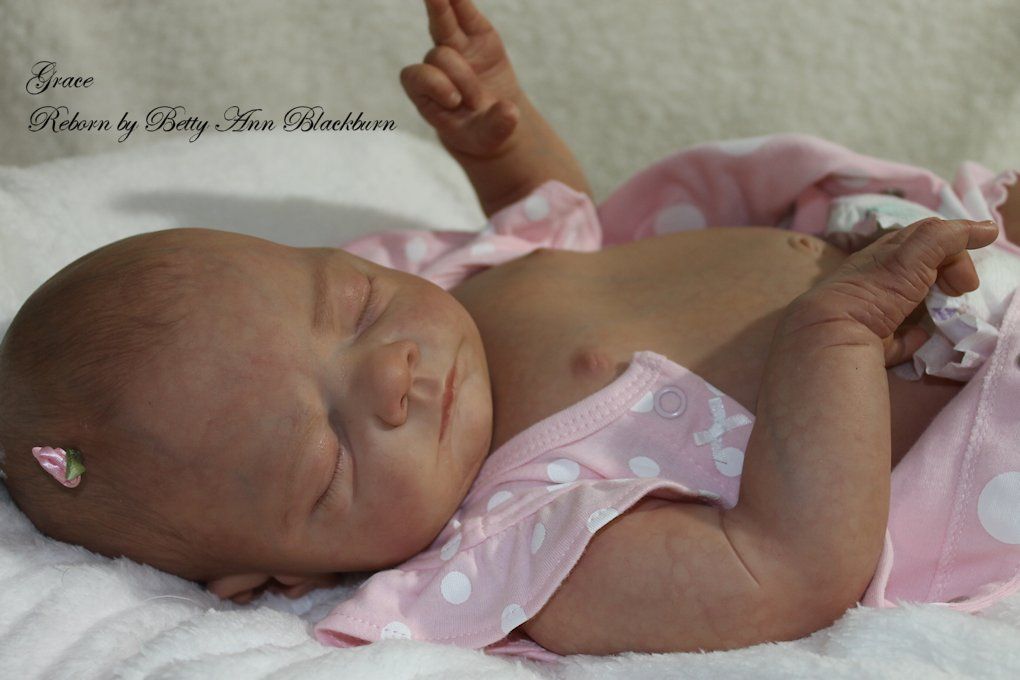 Reborn baby girl doll - Grace by Tina Kewy