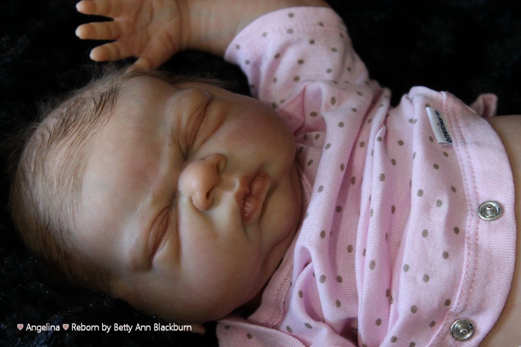 Reborn baby girl doll - Angelina by Cindy Musgrove