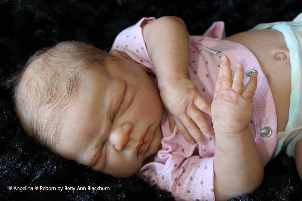 Reborn baby girl doll - Angelina by Cindy Musgrove