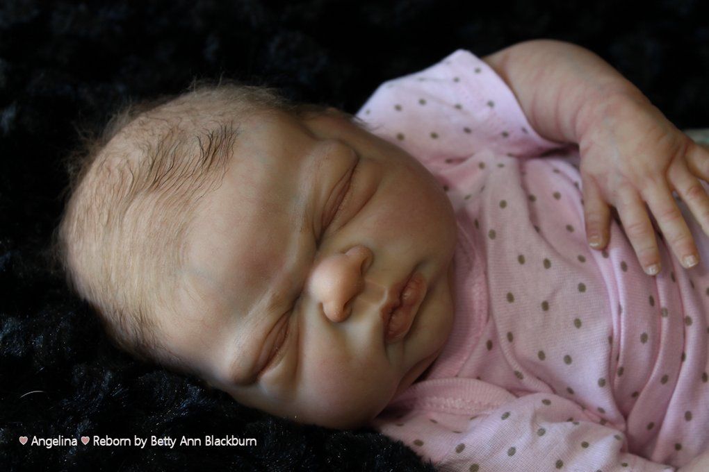 Reborn baby girl doll - Angelina by Cindy Musgrove