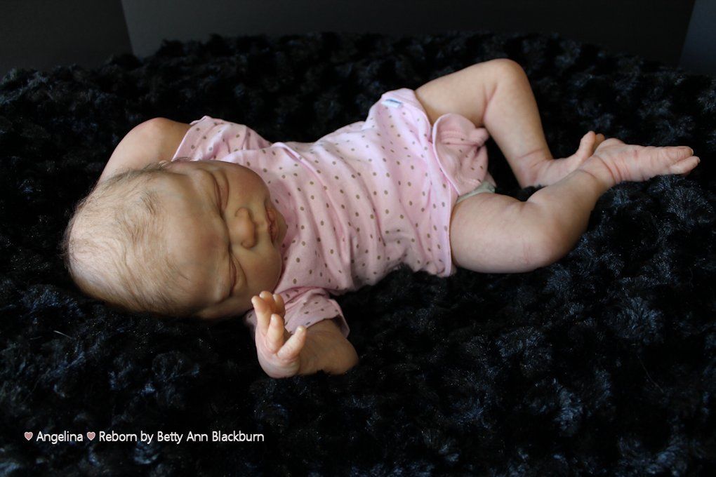 Reborn baby girl doll - Angelina by Cindy Musgrove