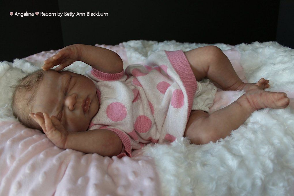 Reborn baby girl doll - Angelina by Cindy Musgrove