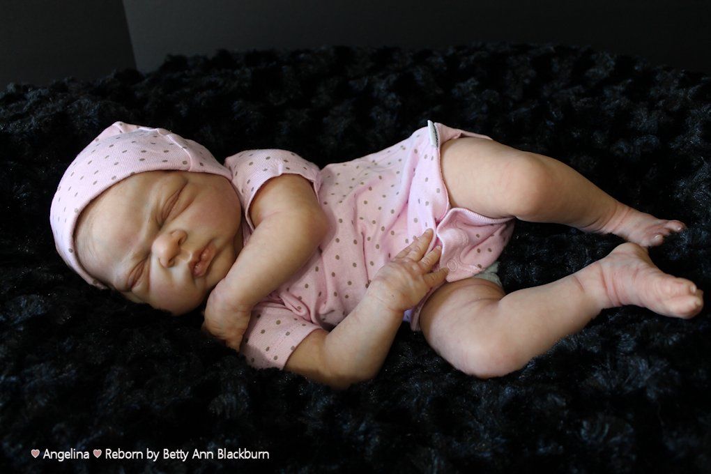 Reborn baby girl doll - Angelina by Cindy Musgrove