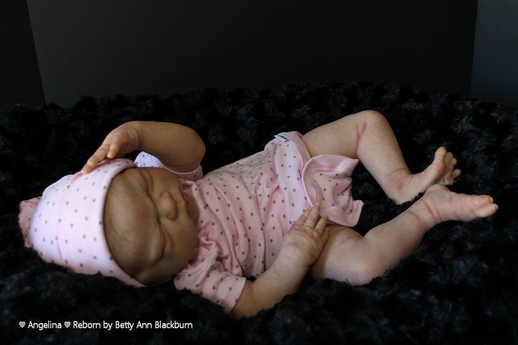 Reborn baby girl doll - Angelina by Cindy Musgrove