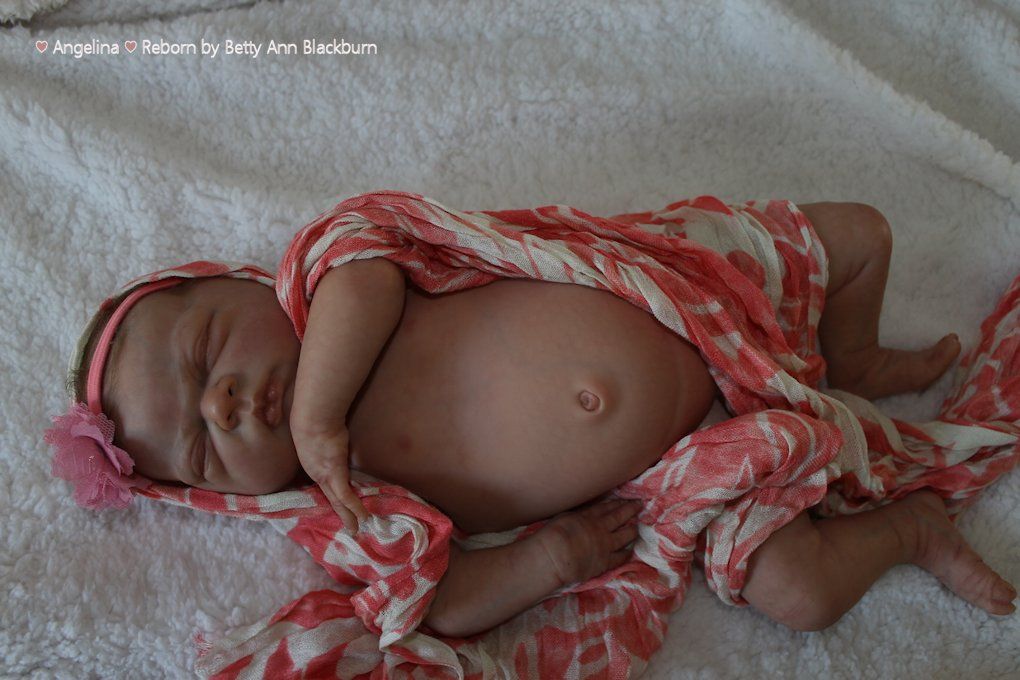 Reborn baby girl doll - Angelina by Cindy Musgrove