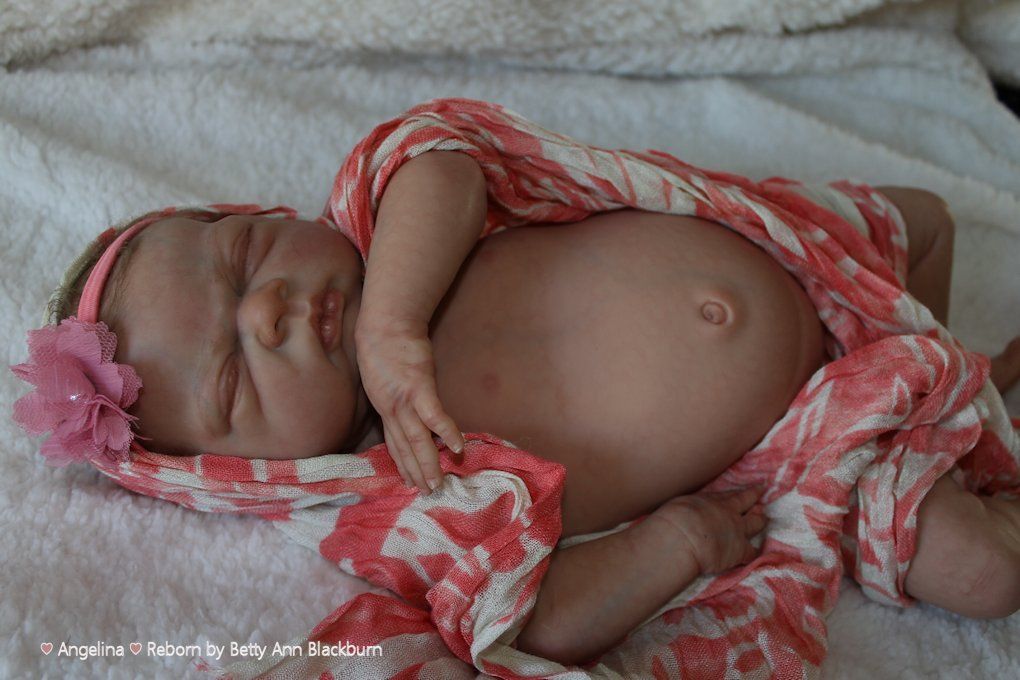 Reborn baby girl doll - Angelina by Cindy Musgrove