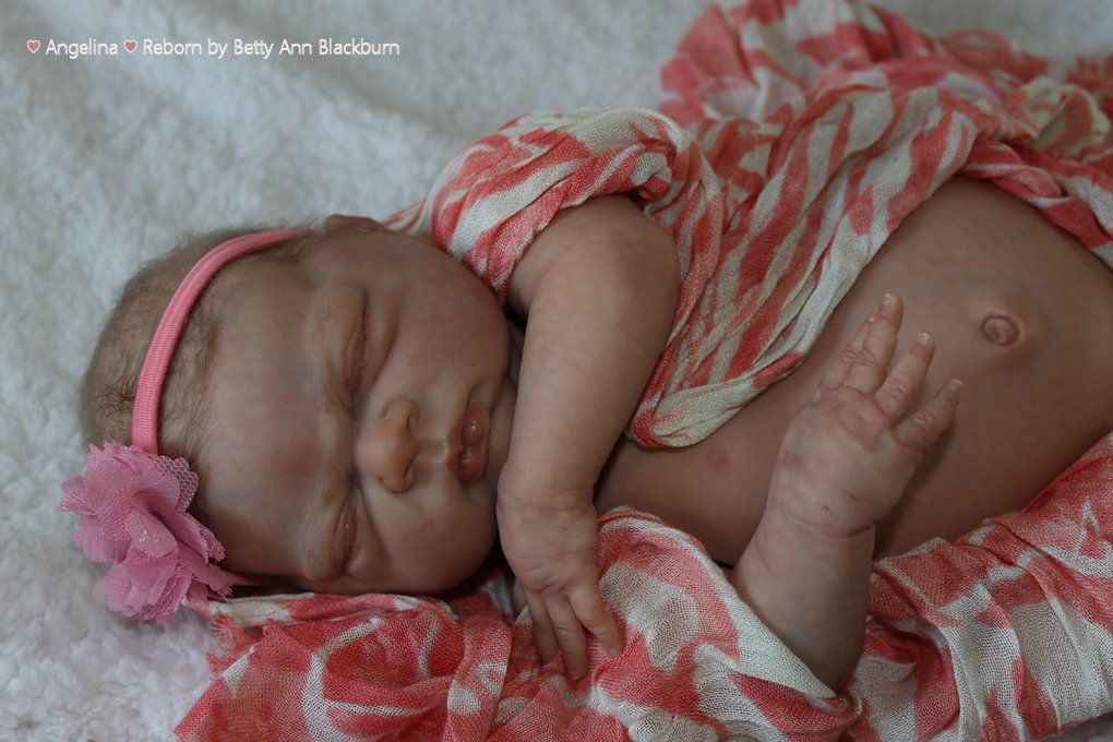 Reborn baby girl doll - Angelina by Cindy Musgrove