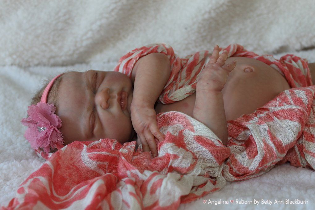 Reborn baby girl doll - Angelina by Cindy Musgrove