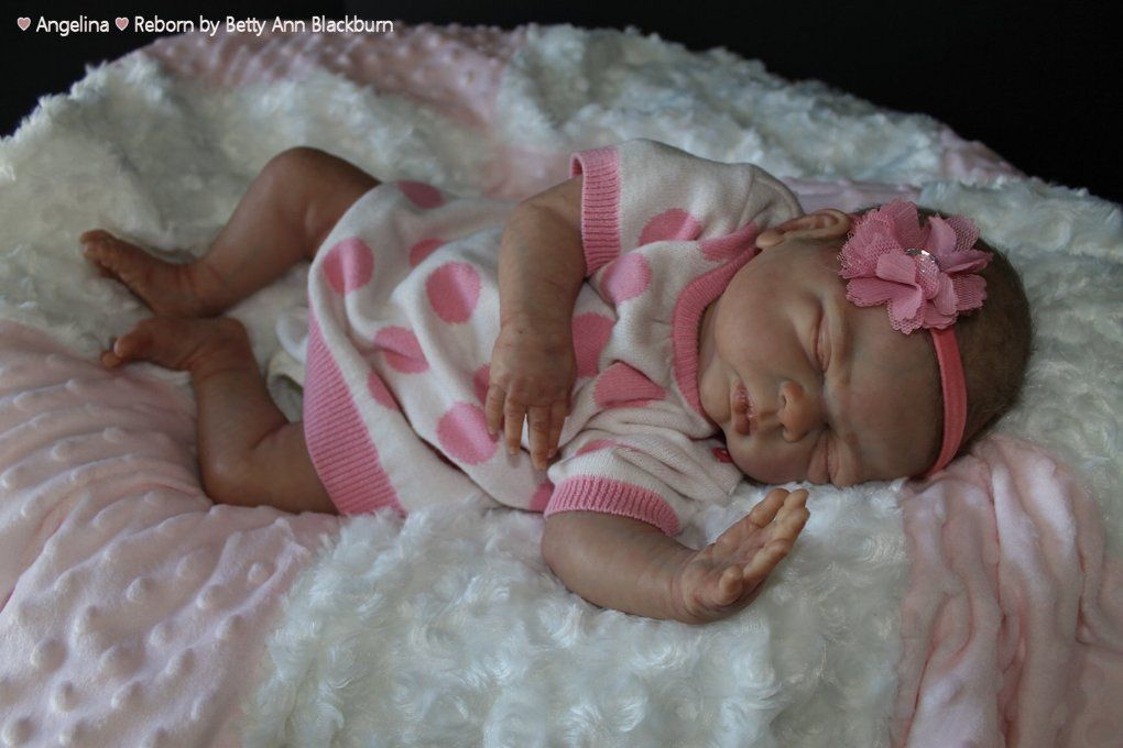 Reborn baby girl doll - Angelina by Cindy Musgrove