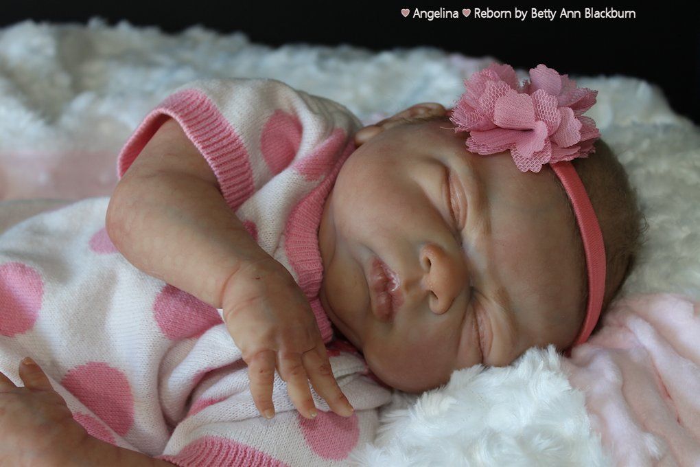 Reborn baby girl doll - Angelina by Cindy Musgrove