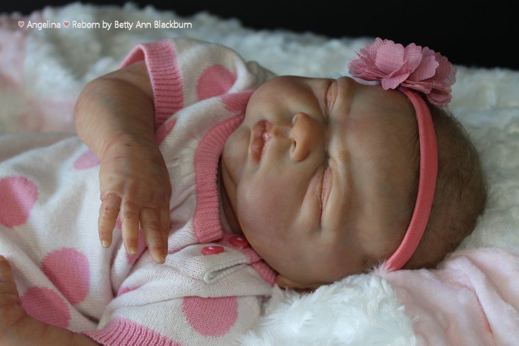 Reborn baby girl doll - Angelina by Cindy Musgrove