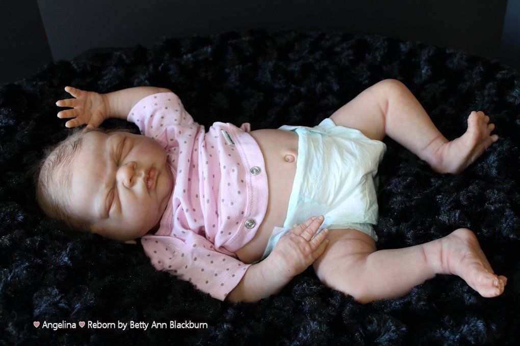 Reborn baby girl doll - Angelina by Cindy Musgrove