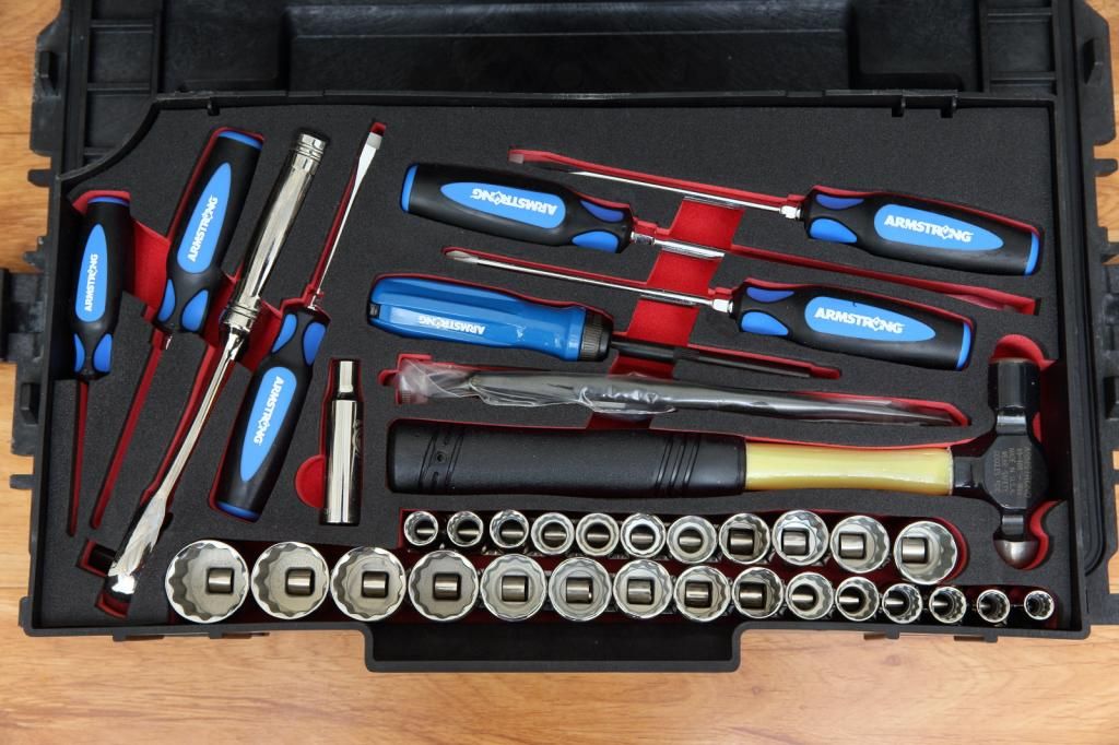 Armstrong GMTK Military Master General Mechanic Tool Kit Set Pelican