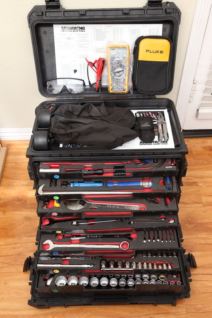 Armstrong GMTK Military General Mechanics Tool Kit Set Pelican 0450 Case SGMTK1 eBay