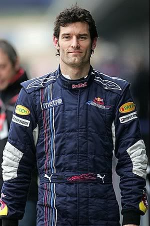 Mark Webber - Vozač bolida F1 Formula1 utrka vožna trka