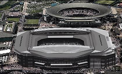 Wimbledon - Teniski turnir centralni teren Grand Slam krov roof