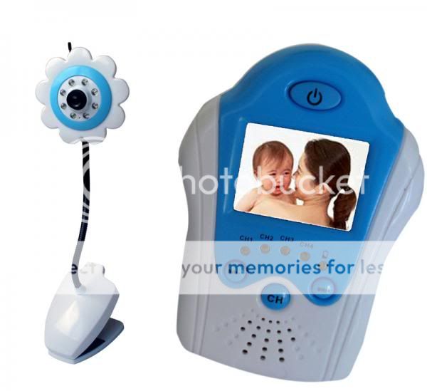 Voice Control 2.4GHz Wireless Camera Color Baby Monitor  