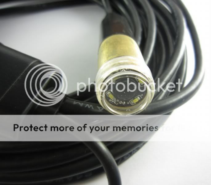 USB Cable Wire Camera Inspection Endoscope Cam 5meters  