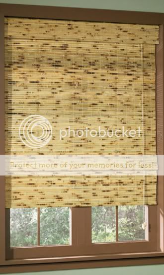 Bamboo Roll Up Window Shade Natural Wood Blinds 48x 64  