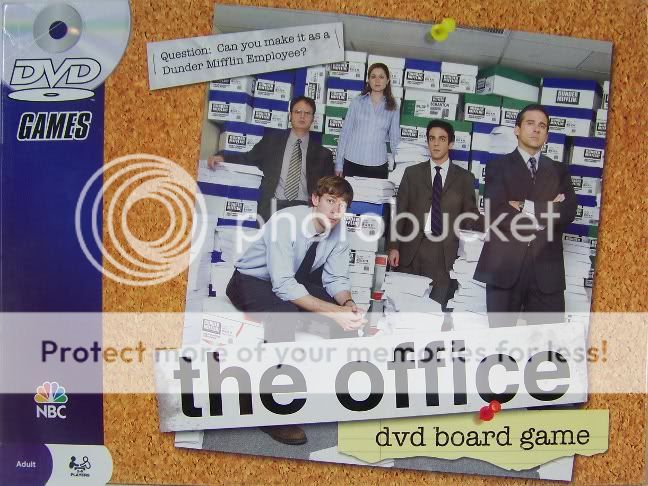 The Office DVD Trivia Board Game Box Dice Dunder Mifflin Party NBC TV 