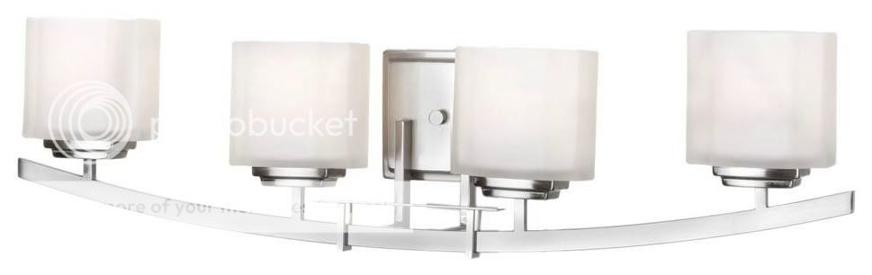 Vanity Bar 4 Light Brushed Nickel Bathroom Hampton Bay Contemporary Architect