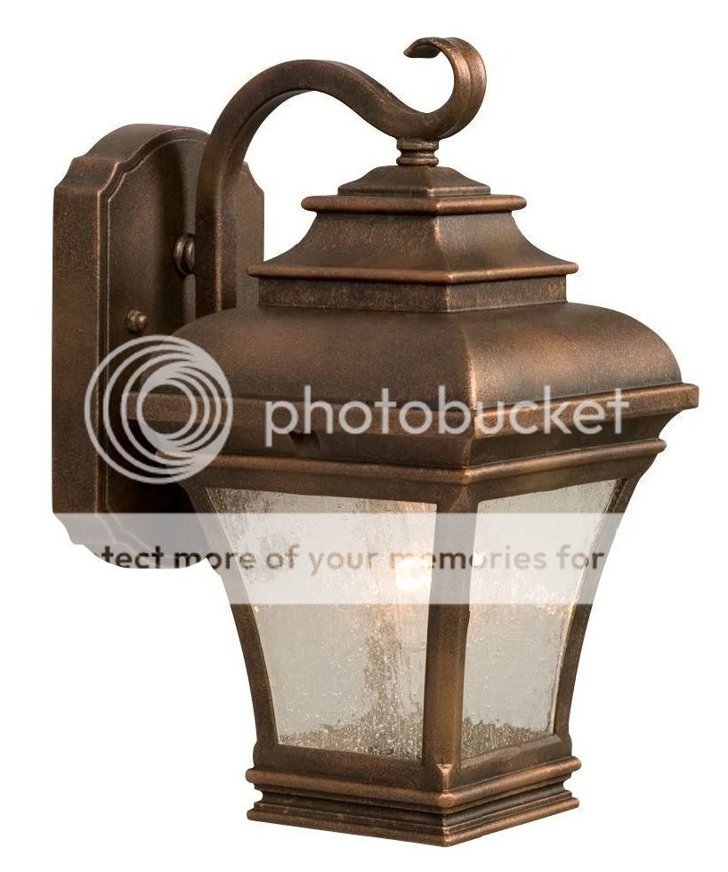 Wall Lamp Lantern Light Copper Antique Bronze Traditional Hampton Bay Outdoor