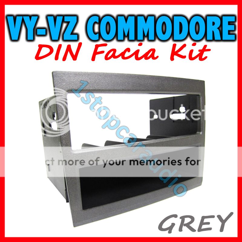 Holden VY VZ Commodore FACIA KIT fascia dash pocket DIN Grey