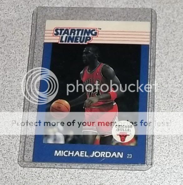 Kenner 1988 Starting Lineup Basketball Michael Jordan Card NRMT RARE 