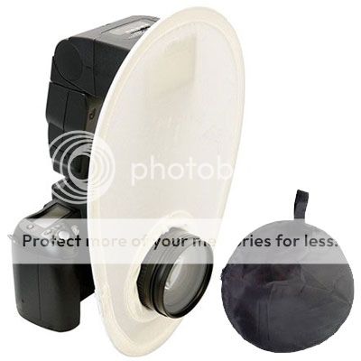 Cloth on Camera Flash Diffuser Collapsible for Canon Pentax Nikon Sony 