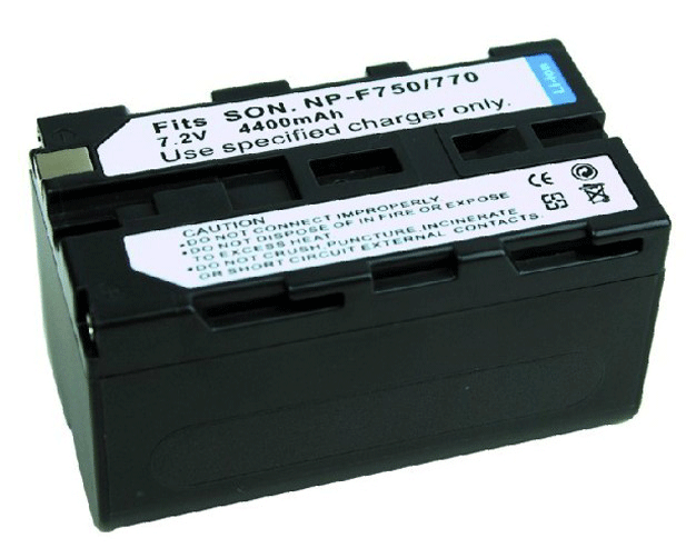 4400mAh Battery for Sony NP F750 NP F770 InfoLithium L Series  