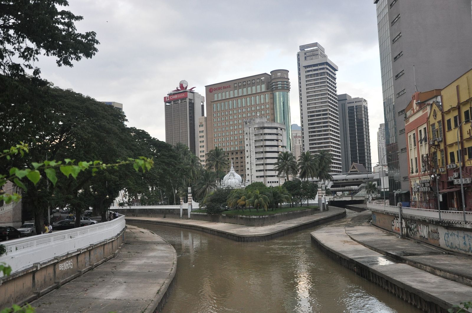 Masjid Jamek area, 1970s